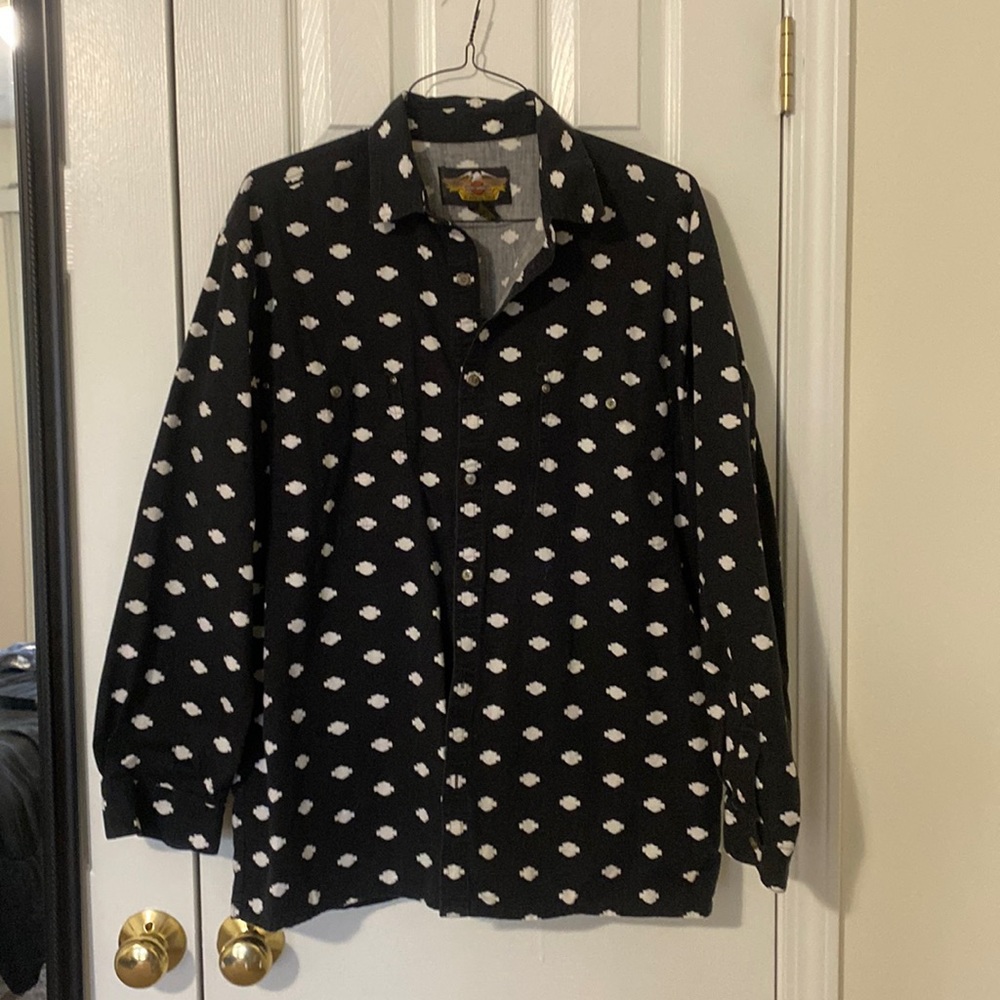 Harley Davidson Button Up